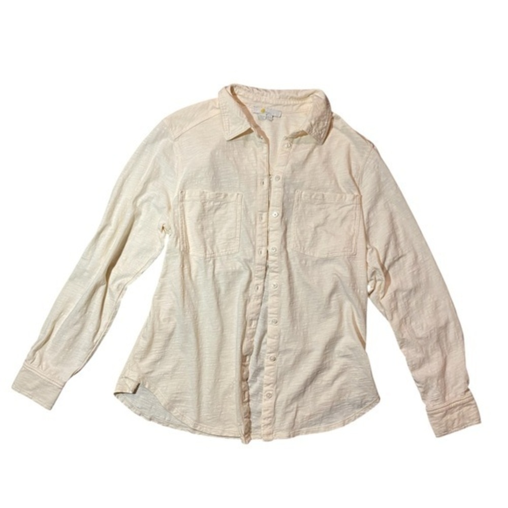 Boden Off-White Button-Up Blouse